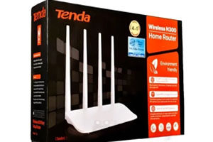 Tenda F6 N300 Mbps Ethernet Single-Band Wi-Fi Router