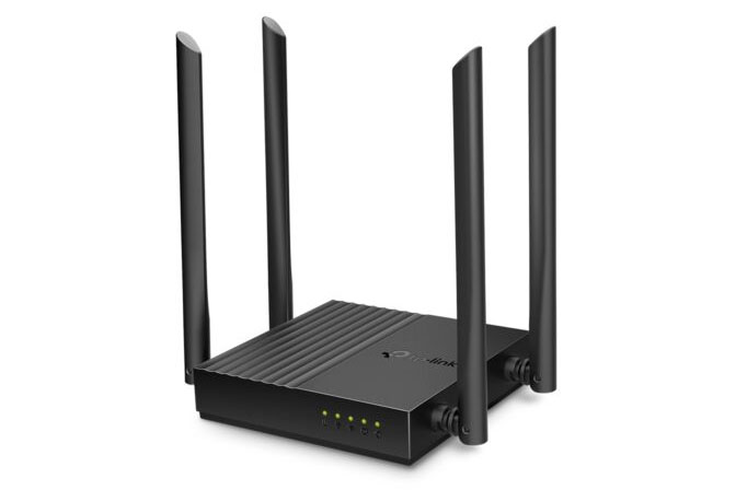 TP-Link Archer C50 AC1200 Mbps Ethernet Dual-Band Black Wi-Fi Router