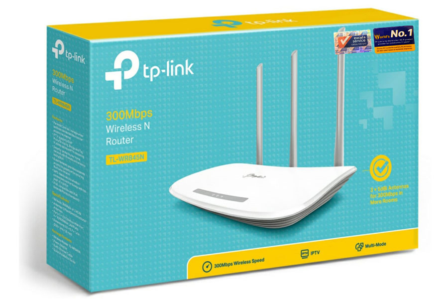 TP-Link TL-WR850N 300 Mbps Ethernet Single-Band Wi-Fi Router