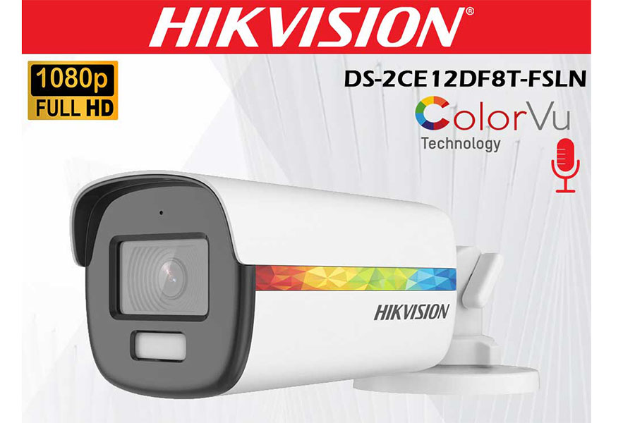 Hikvision DS-2CE16G0T-LPFS (3.6mm) (3MP) 2K Smart Hybrid Light Audio Fixed Mini Bullet CC Camera