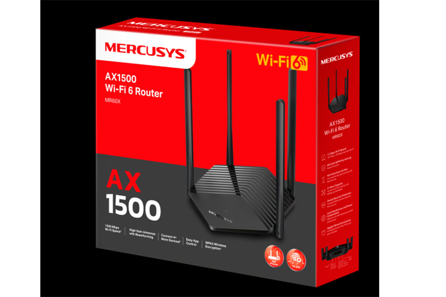 MERCUSYS MR60X AX1500 WiFi Router