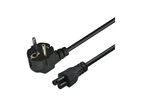 2-Pin Black Laptop Power Cable