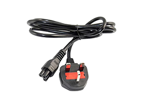 3-Pin 1.5 Meter Black Laptop Power Cable