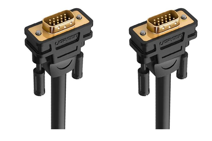 VGA Male to Male 15 Meter Black Cable: