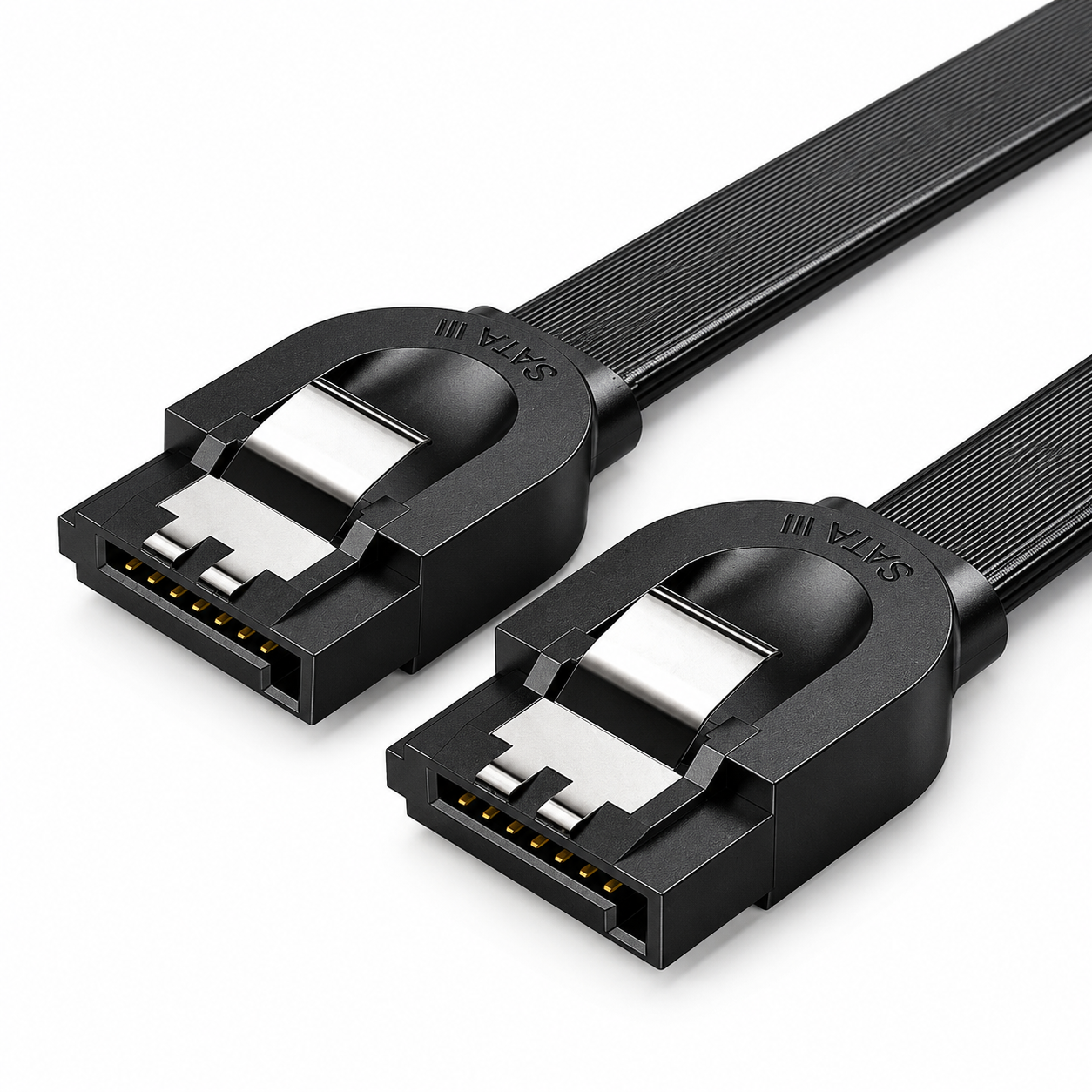 Ugreen US217 (30796) Sata Male to Male 0.5 Meter Black Data Cable