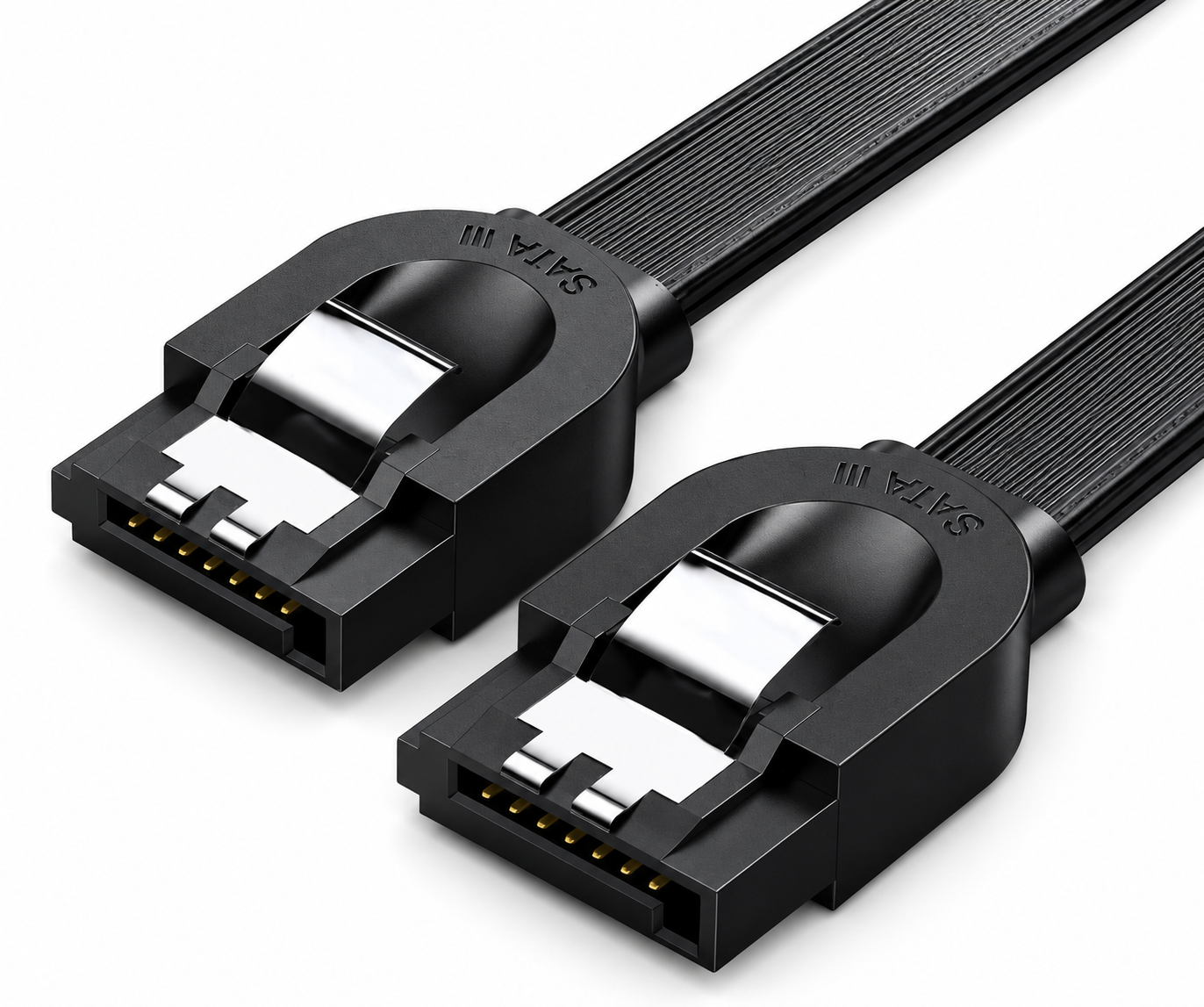 Ugreen US217 (30796) Sata Male to Male 0.5 Meter Black Data Cable